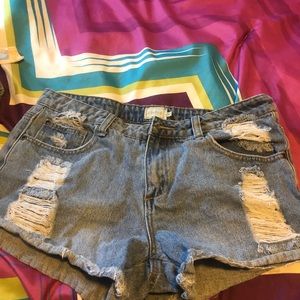 Jean shorts